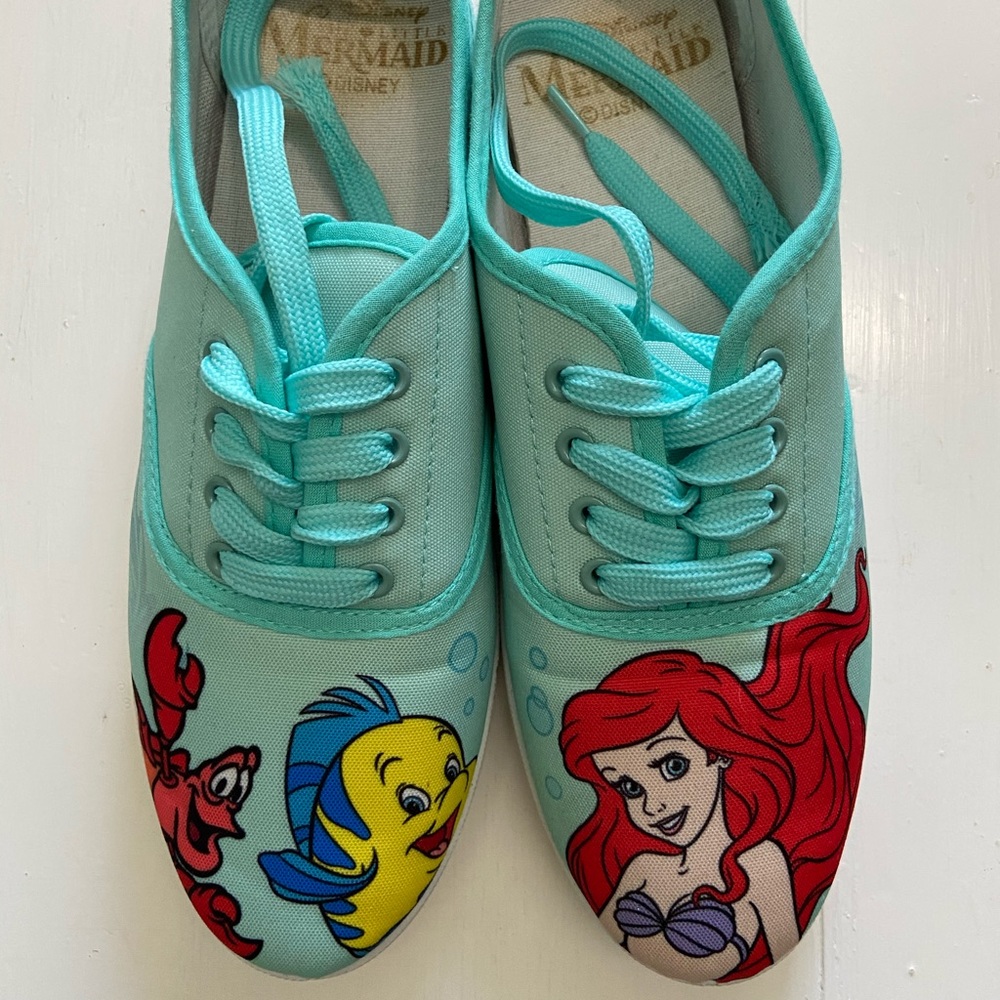 The Little Mermaid lace up sneakers